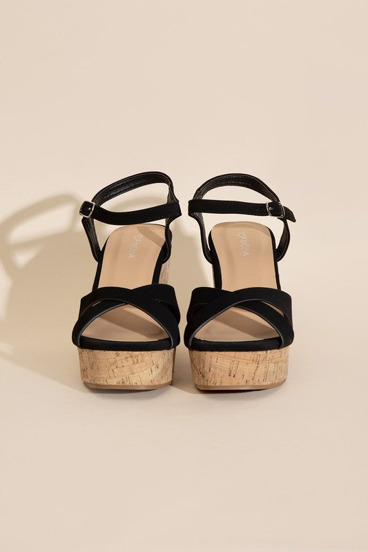 SEDONA-1 WEDGE HEEL SANDALS