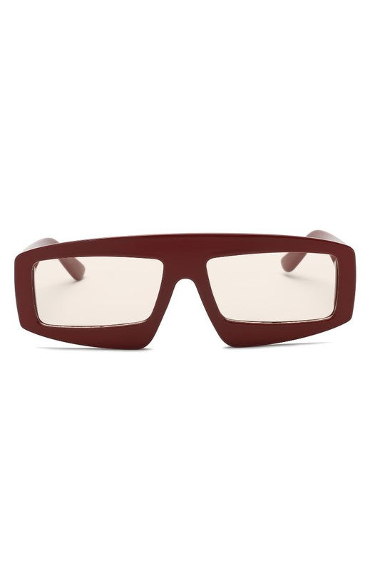 Rectangular Futuristic Fashion Sunglasses