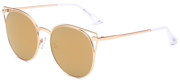 Women Round Cat Eye Fashion Sunglasses