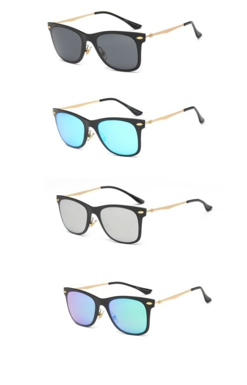 Classic Horn Rimmed Square Fashion Sunglasses