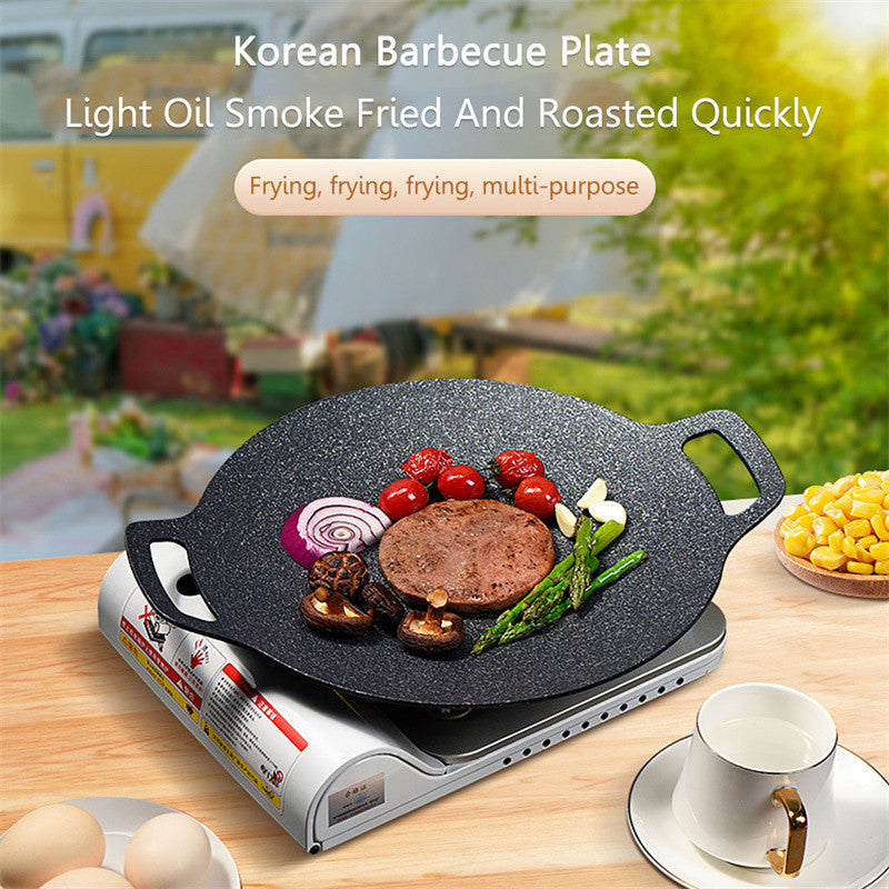 Round  Stone Grill, Korean BBQ Grill, 30 CM