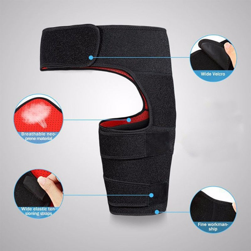 Unisex Rehabilitation Pain Relief Thigh Compression Leg Brace