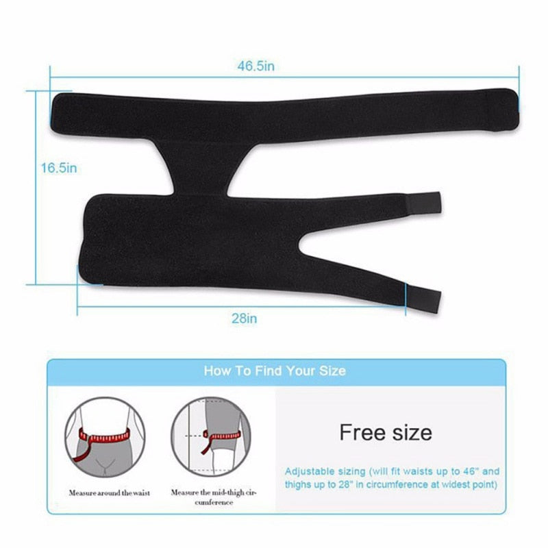 Unisex Rehabilitation Pain Relief Thigh Compression Leg Brace