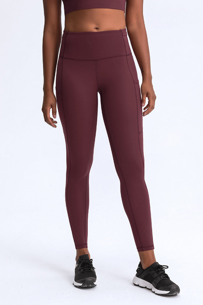 Thigh Pocket Active Leggings - Touch Me Textures