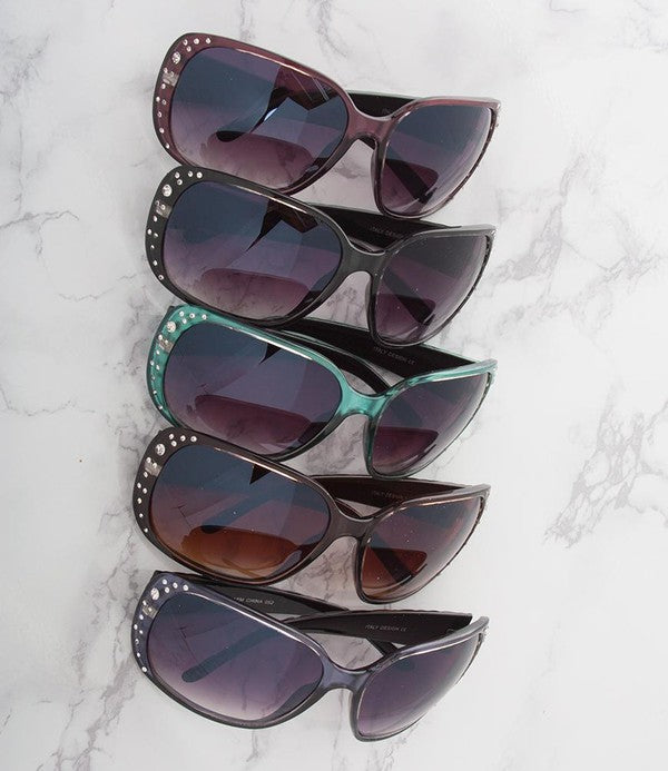 Bejeweled Gradient Sunglasses - Touch Me Textures