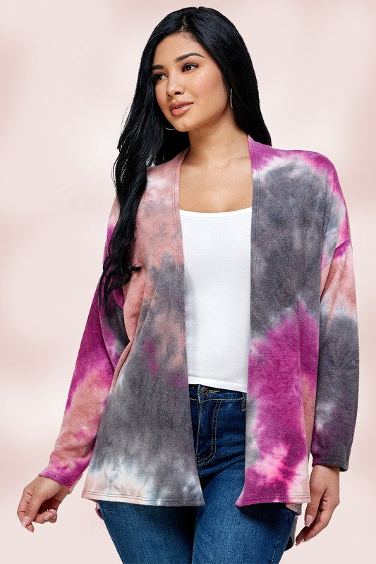 Tie Dye Oversize Cardigan