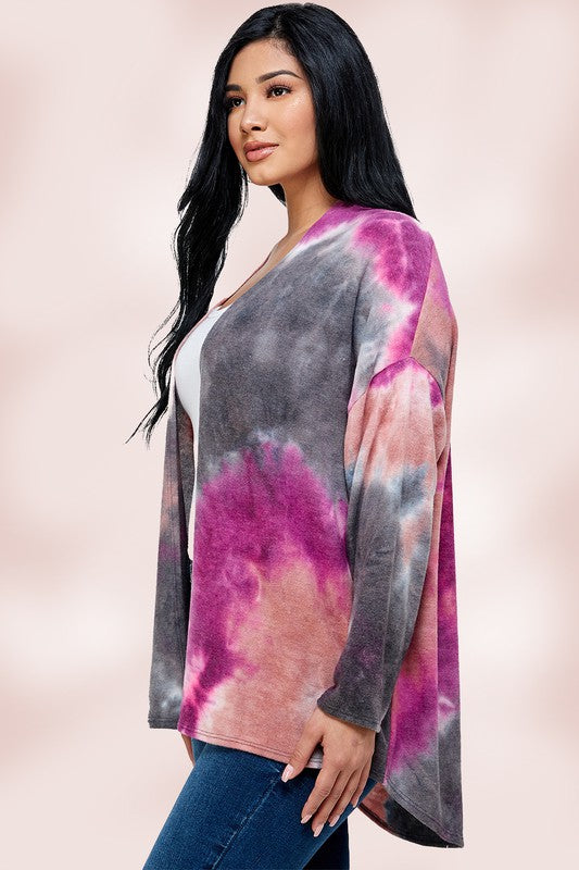 Tie Dye Oversize Cardigan