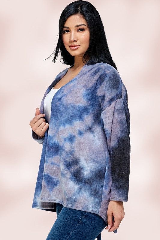 Tie Dye Oversize Cardigan