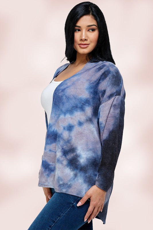 Tie Dye Oversize Cardigan