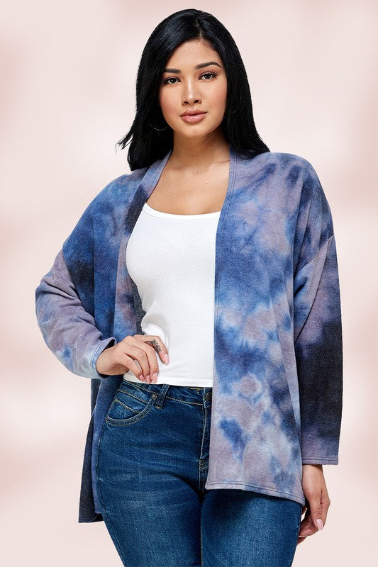 Tie Dye Oversize Cardigan