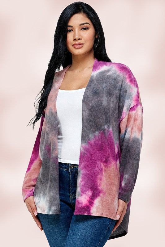 Tie Dye Oversize Cardigan