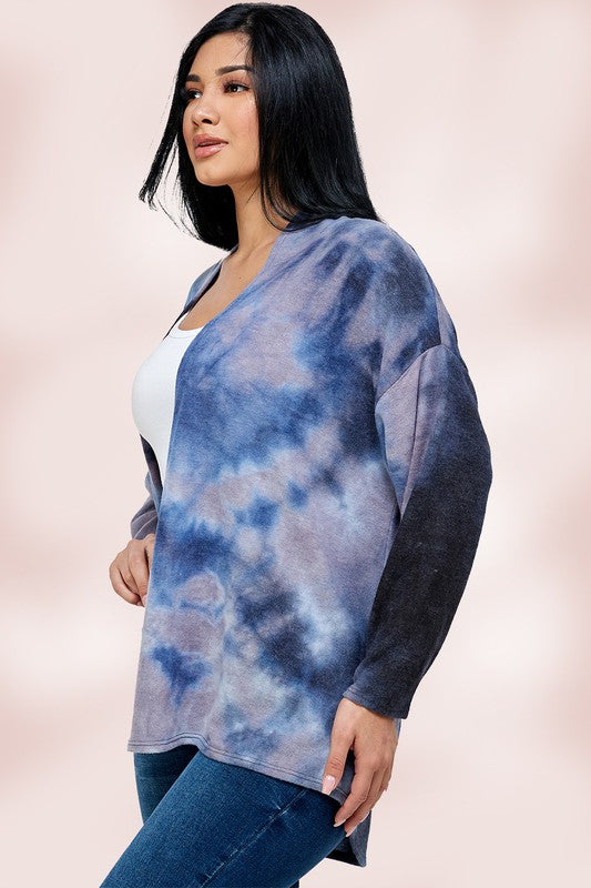 Tie Dye Oversize Cardigan