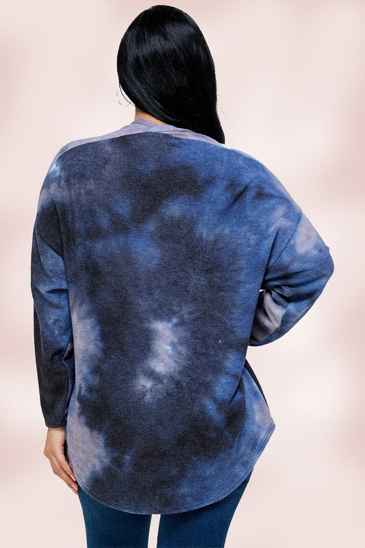 Tie Dye Oversize Cardigan