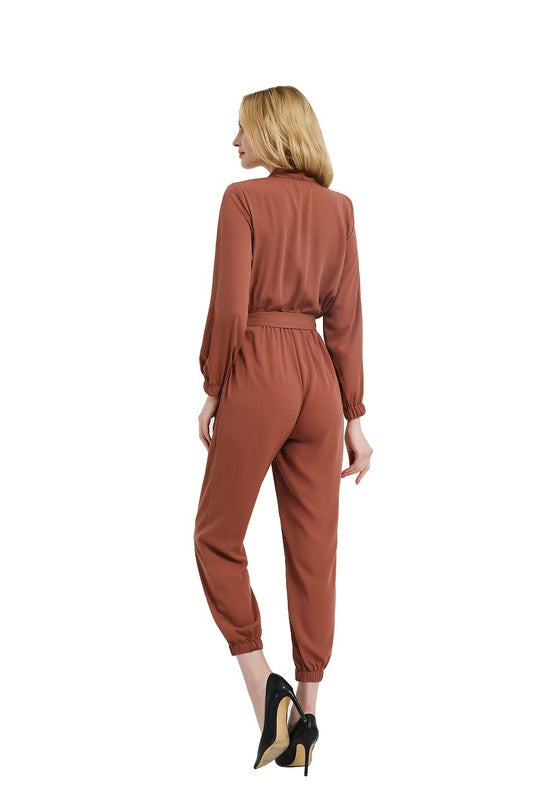 Rust Jumpsuit