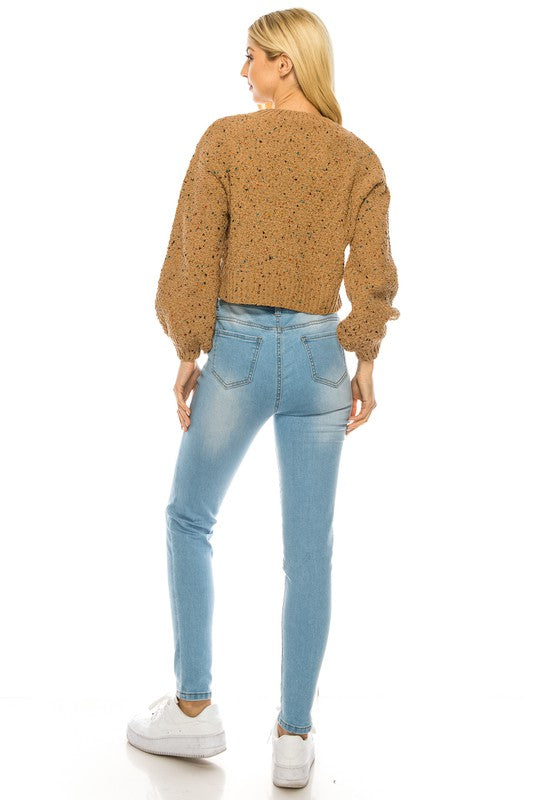 Crop multicolor Sweater