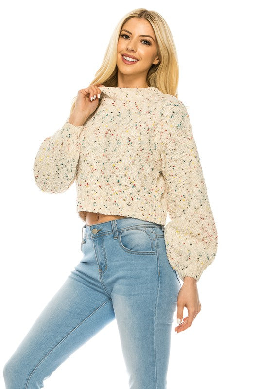 Crop multicolor Sweater