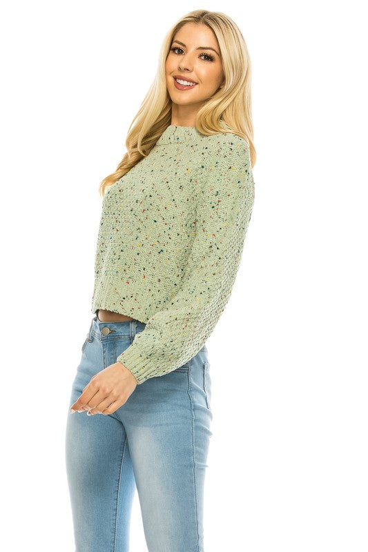 Crop multicolor Sweater