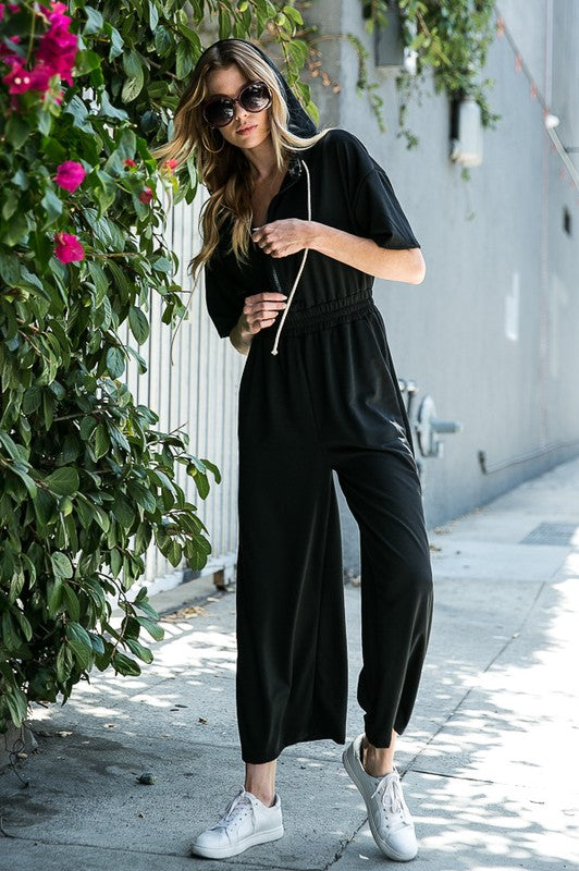 French Terry Jumpsuit w Pockets