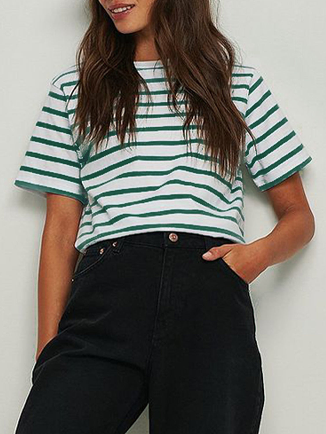 Striped Short Sleeve T-Shirt