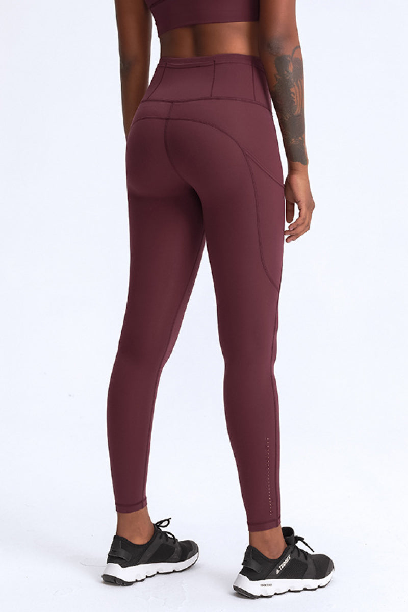 Thigh Pocket Active Leggings - Touch Me Textures